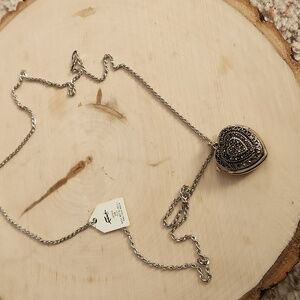 Vintage Faberge Inspired Heart Locket Watch Base Metal Bezel NEW